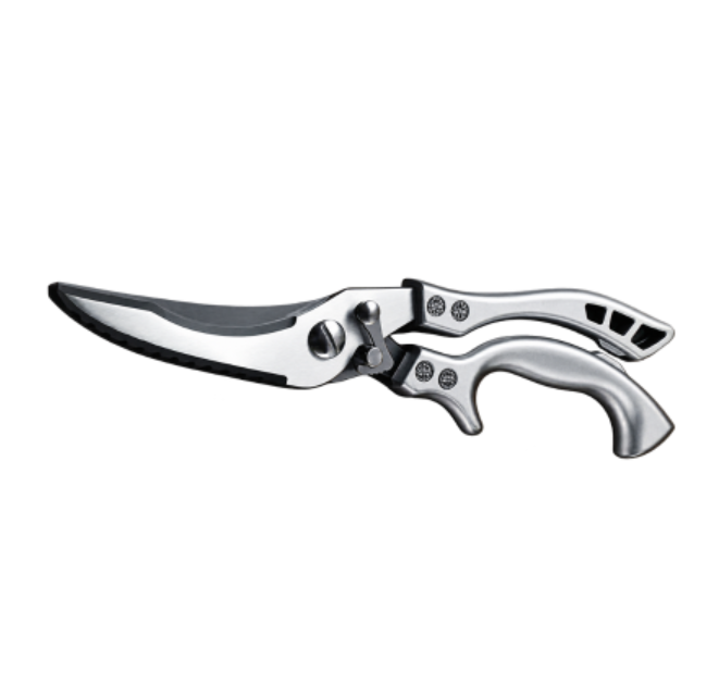 Heavy-duty stainless steel chicken bone scissors