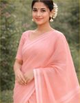Premium Synthetic Moslin Saree