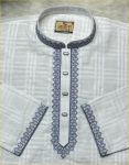 Embroidery Step Dhuti Cotton Panjabi