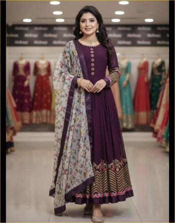 Jorjet Embroidery Party Dress