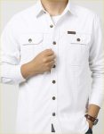 Full sleeves double pocket panel Shirt